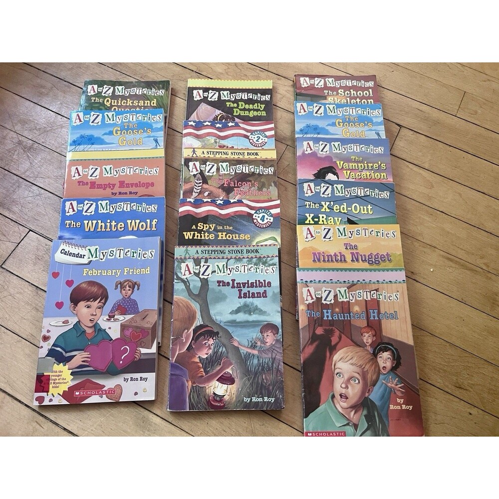 A to Z Mysteries 16 Book Lot by Ron Roy